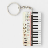 Old Electric Keyboard Key Chains