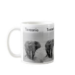 Old elephant B&W mugs