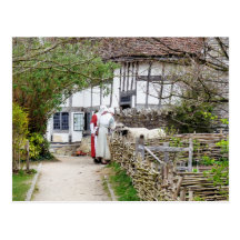 OLD ENGLAND TUDOR LADIES. No.1 Postcard