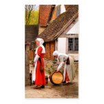 OLD ENGLAND TUDOR LADIES. NO 2 BUSINESS CARDS