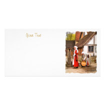 OLD ENGLAND TUDOR LADIES.No.2 Photo Card Template