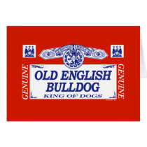 Old English Bulldog Cards
