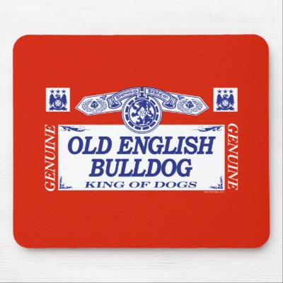 Old English Bulldog Mouse Mats
