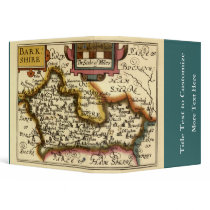 Old English County Map by John Speed, circa 1625 binders