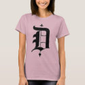 Old English "D" Baby Doll t-shirts by Vega313Sahfire Old English "D" Baby Doll t-shirts