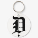 Old English D Key Chain keychains