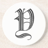 Old English Initial Y Coaster coaster