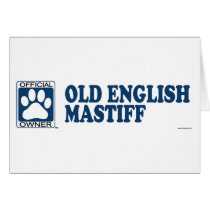 Old English Mastiff Blue Card