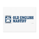Old English Mastiff Blue postcards by GenuineDogOwner Old English Mastiff Blue postcards