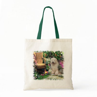 Old English Sheepdog Art Gifts Bags