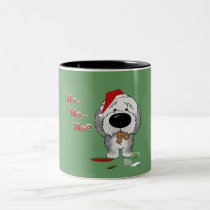 Old English Sheepdog Christmas mugs