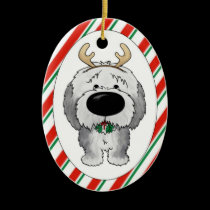 Old English Sheepdog Christmas Ornament ornaments