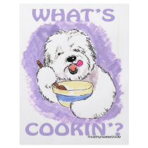 Old English Sheepdog cooking Personalized Flyer