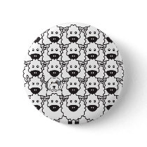 Old English Sheepdog in the Sheep buttons by khocker Old English Sheepdog in the Sheep buttons
