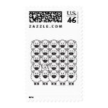 Old English Sheepdog in the Sheep Postage Stamp