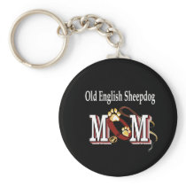 Old English Sheepdog MOM Gifts Key Chains
