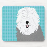 Old English Sheepdog mousepads