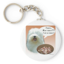 Old English Sheepdog Turkey Key Chain