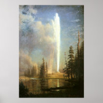 Old Faithful, Albert Bierstadt Print