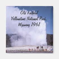Old Faithful Yellowstone National Park Magnet magnets
