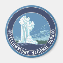 Old Faithful - Yellowstone National Park Refrigerator Magnets