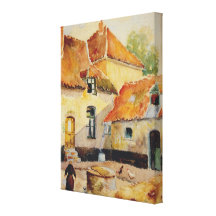 old farm canvas print