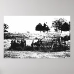 Old Farm Equipment Print
