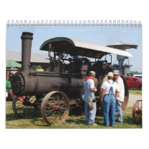 Old Farm Equipment Wall Calendar