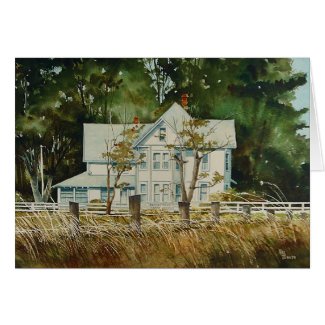 Old Farm House card