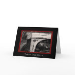 Old Farm Tractor Country Happy Holidays Card