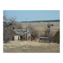 Old Farmhouse Poster posters by pennysart Old Farmhouse Poster posters