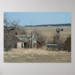 Old Farmhouse Poster