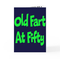 Old Fart 50th Birthday Party Invitations cards by birthday_gifts Old Fart 50th Birthday Party Invitations cards