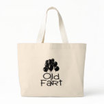 Old Fart Black Balloons bags