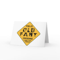 Old Fart Crossing Card