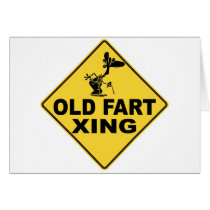 Old Fart Crossing cards