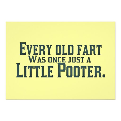 Old Fart - Little Pooter Announcements