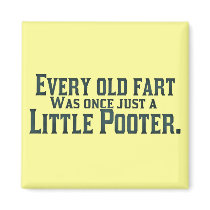 Old Fart - Little Pooter Magnet