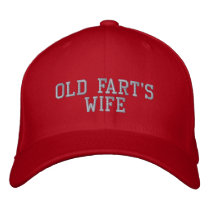 Old Fart's Wife Baseball Hat embroidered hats
