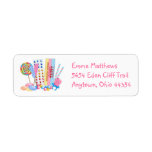 Old Fashion Candy Return Address Labels