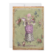 Old- Fashion Marie invitation