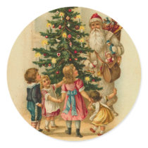 Old Fashion Santa Christmas sticker