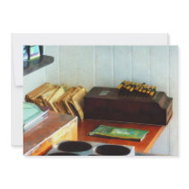 Old Fashioned Adding Machine Invites