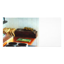 Old Fashioned Adding Machine Photo Card Template