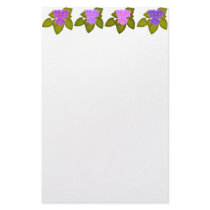 Old Fashioned African Violets Stationery