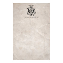 Old Fashioned American Coat of Arms Stationery stationery