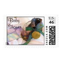 Old Fashioned Baby Shoe Postage Stamp