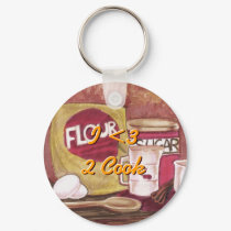 Old-Fashioned Chef Keychain