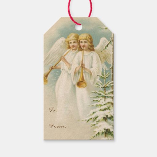 old fashioned christmas angels gift tags zazzle old fashioned christmas angels gift tags zazzle