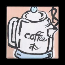 old fashioned coffee magnet magnets